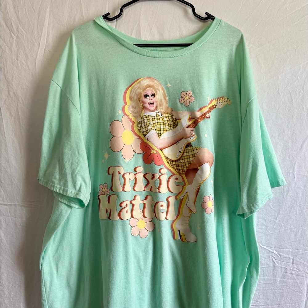 Mint Green Trixie Mattel Graphic T-Shirt